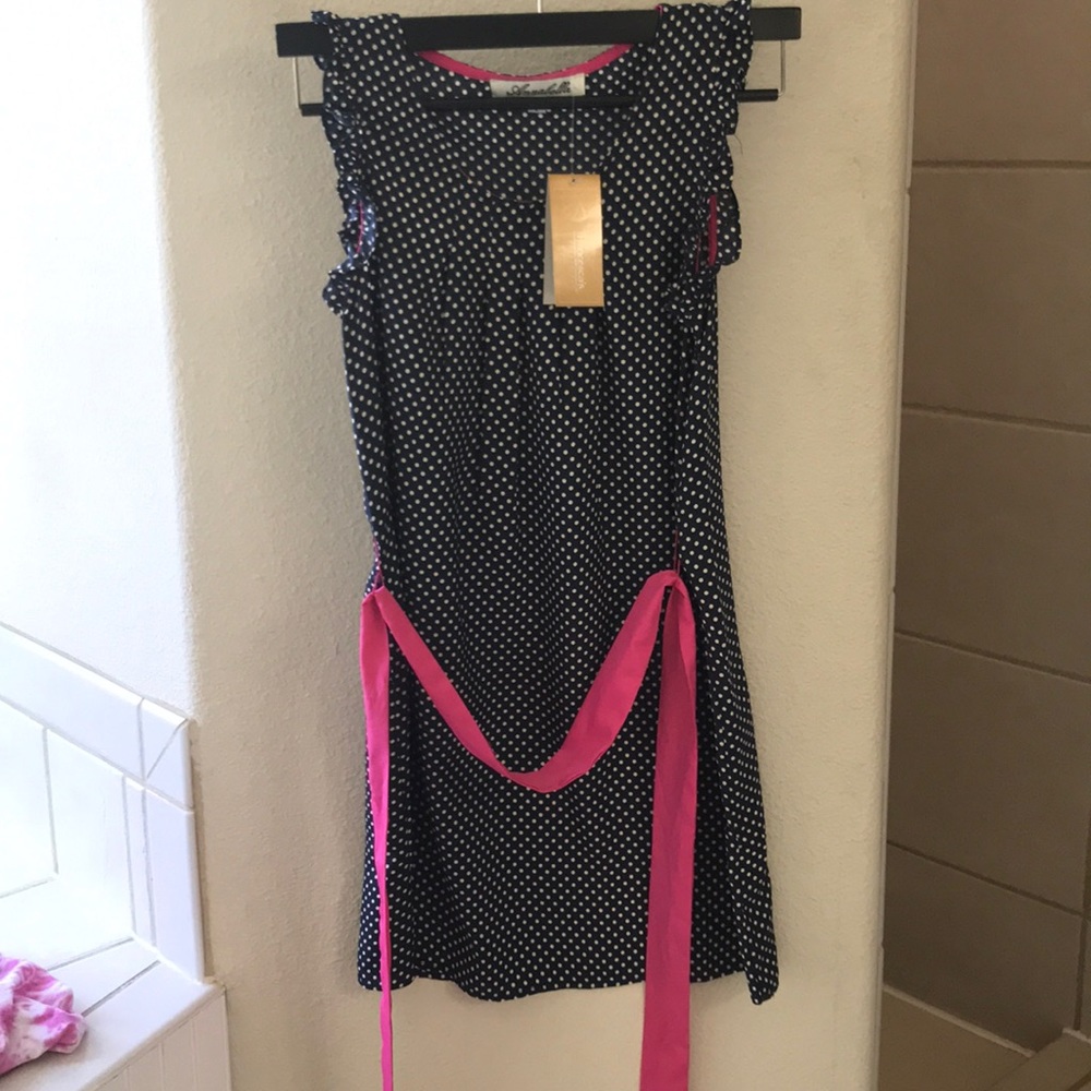 Annabella polka dot dress